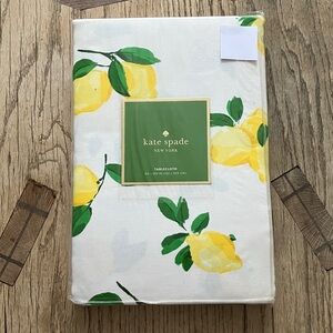 Kate Spade Yellow Lemon Tablecloth